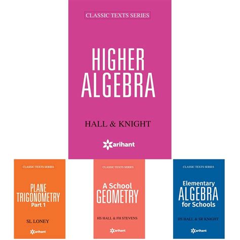 Buy HIGHER ALGEBRA + PLANE TRIGONOMETRY Part-1 + A SCHOOL GEOMETRY ...