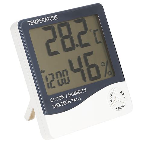 Mextech TM-1 Plastic Digital Thermo Hygrometer : Amazon.in: Garden ...