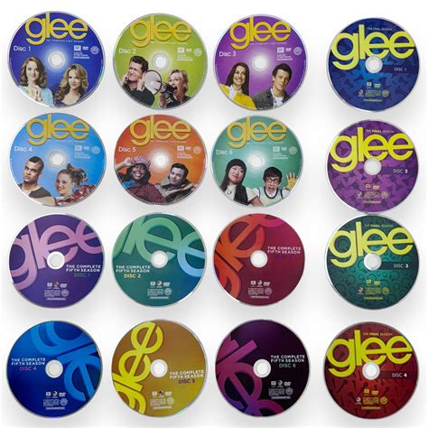 Glee First Season (6-Disc) Fifth Season (6-Disc) & Final 6th Season (4 ...