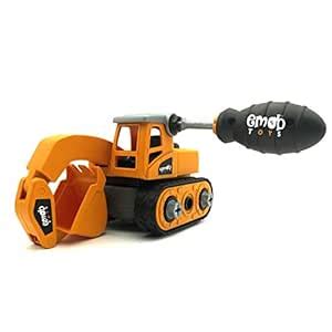 Emob DIY Assembly Excavator Construction Vehicle Truck Building Toy ...