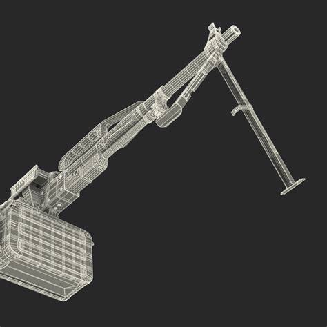 Russian Light Machine Gun Pecheneg 3D model | 3D Molier International