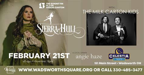 Sierra Hull & The Milk Carton Kids | wsg Angie Haze | Celestia Theater ...