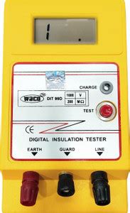 WACO 1000V-200 MEGA OHMS DIGITAL INSULATION TESTER (single range) DIT ...