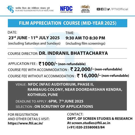 Offline Courses | FTII