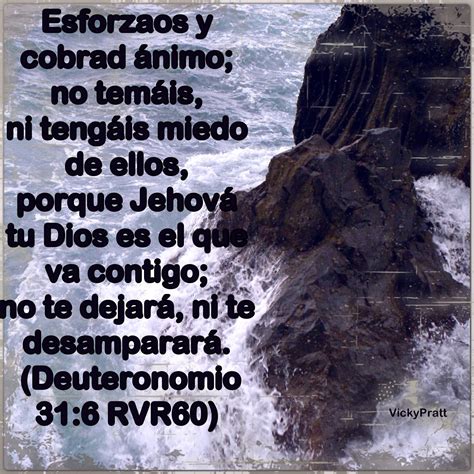 Deuteronomio 31:6 - Versículos de la Biblia