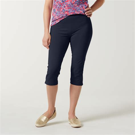 Basic Editions Women's Capri Leggings