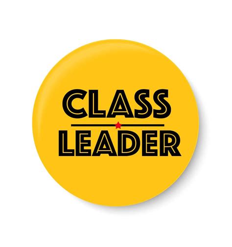 Buy PEACOCKRIDE Class Leader I School I Pin Badge (Metal, Multicolour ...