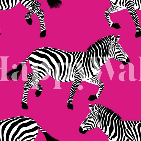 Hot Pink Zebra Backgrounds For Desktop Pink Zebra Fabric | Zazzle