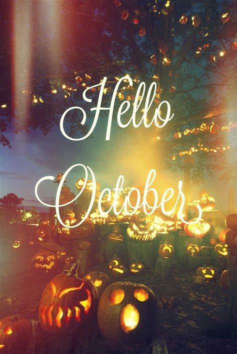 Hello October | October art, Hello october, October wallpaper