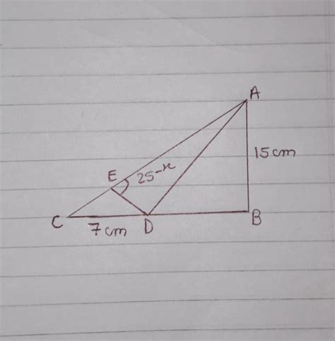 The following figure shows a right-angled triangle abc with ∠B = 90 ...