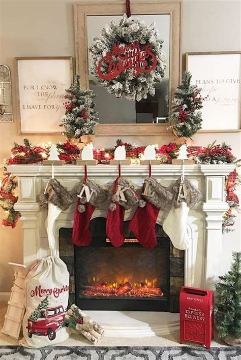 Christmas Fireplace Mantels Ideas - Fireplace Guide by Chris