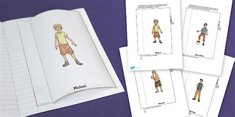 Kensuke's Kingdom Character Description Interactive Write Template