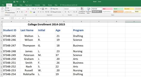 Creating Database in Excel 的图像结果