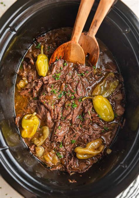 Crock Pot Mississippi Pot Roast | Lemons & Zest