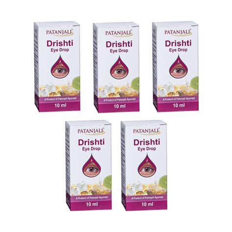Patanjali Drishti Eye Drop (10ml) (Pack of 5) – The Med Pharma