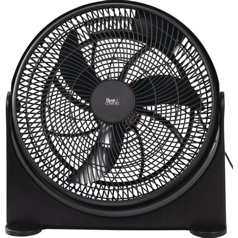 Best Comfort 16 In. 3-Speed Black Floor Fan | Do it Best