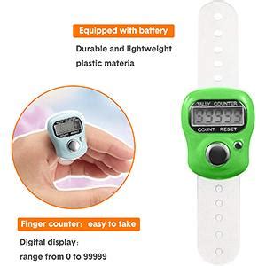 Buy HaveAdeal Mini Hand Tally Counter Finger Ring Digital Electronic ...