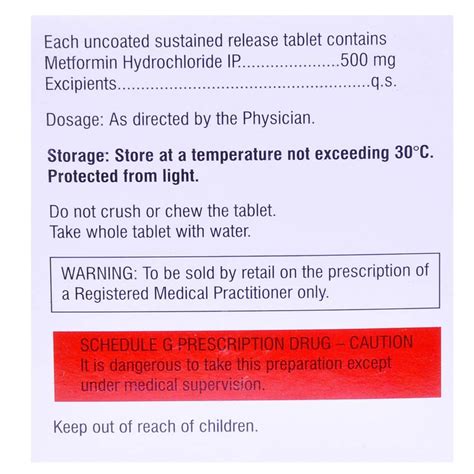 Obimet SR 500 mg Tablet | Uses, Side Effects, Price | Apollo Pharmacy