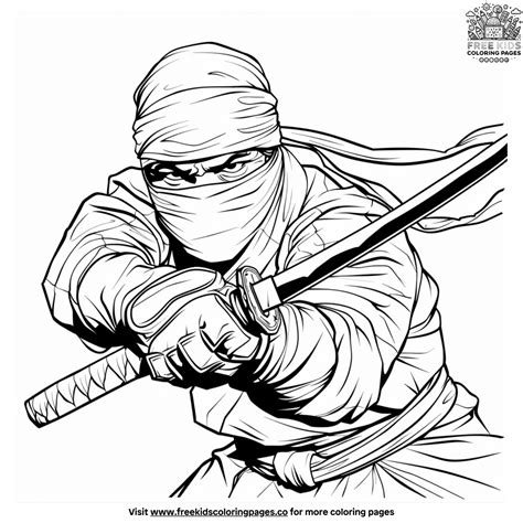 25+ Exciting Ninja Coloring Pages: Fun And Adventure For Kids