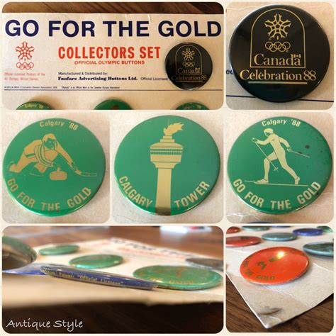 【送料込】88' ヴィンテージ カナダ カルガリー 冬季五輪 オリンピック 応援バッジ 競技デザイン 13個セット【F-015-005 ...