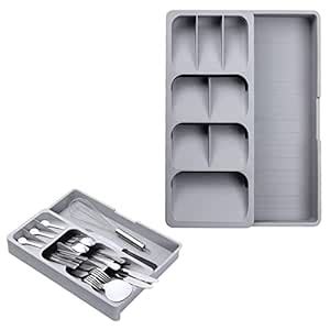 HASTHIP® Cutlery Tray for Kitchen Drawer, Modular Kitchen Accessories ...
