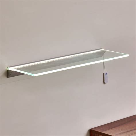 Buy Abe Tempered Glass LED Wall Shelf from Home Centre at just INR 2799.0
