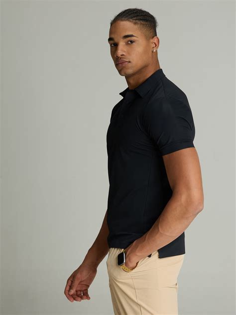 Black Ace Bond Polo | Sleek, Structured & Sporty – Cava – CAVA ...