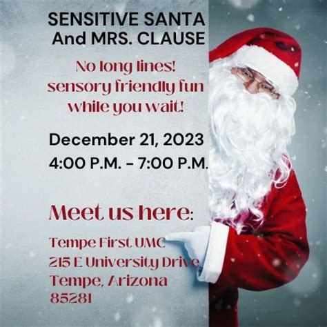 A Sensory Friendly Christmas, Tempe First United Methodist Church, 21 ...
