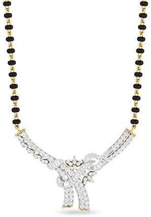 Buy PC Jeweller The Jedediah 18KT Yellow Gold and Diamond Mangalsutra ...