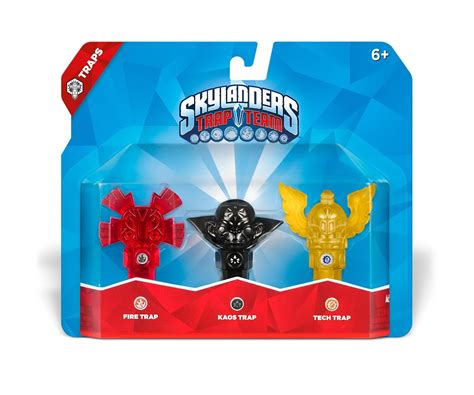 Buy Skylanders Trap Team: Triple Trap Pack: Fire, Kaos, Tech Online at ...