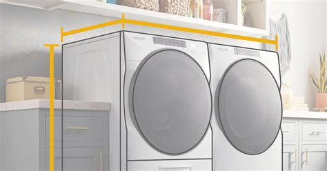 Washer & Dryer Dimensions: Standard & Stackable Sizes | Whirlpool