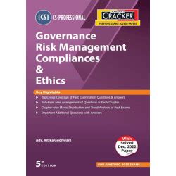 Governance, Risk Management, Compliances And Ethics