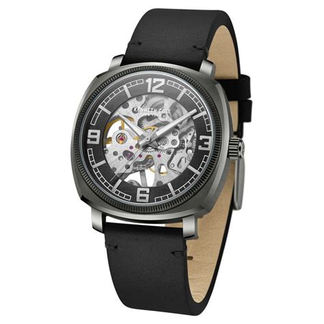 Buy Online Kenneth Cole Black Dial Analog Mechanical Hand Wound Watch ...