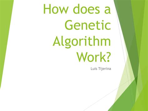 Image result for How Does Genetic Algorithm Work