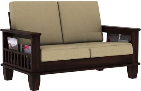 Hariom Handicraft Solid Sheesham Wood 5 Seater Sofa Set | Living Room ...