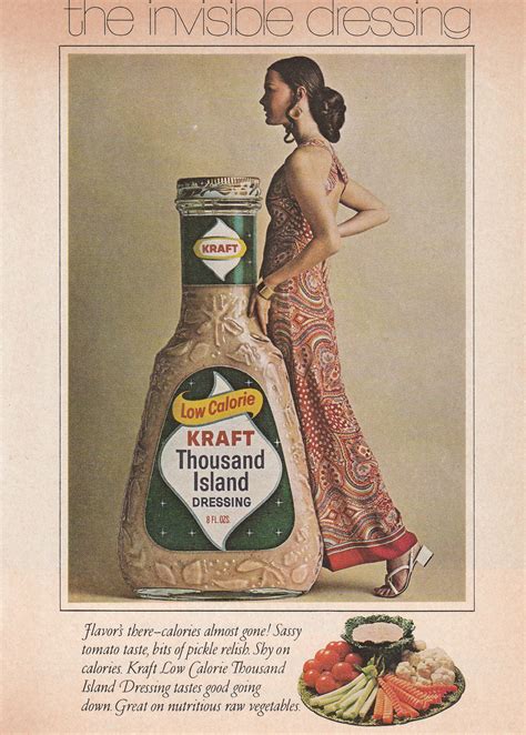 Kraft Low Calorie Thousand Island Dressing. 1970