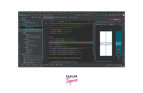 android studio hello world example code 的图像结果