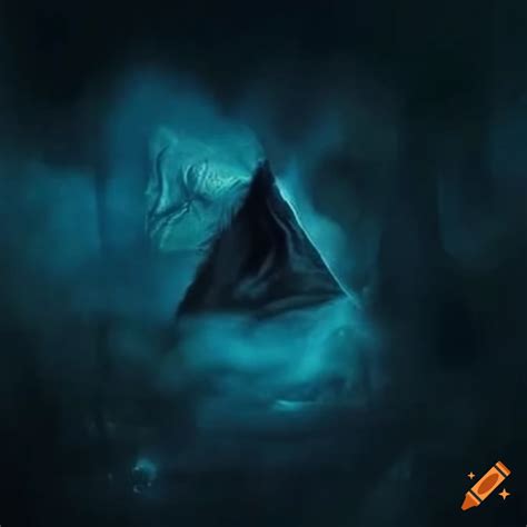 Bermuda triangle horror movie poster on Craiyon