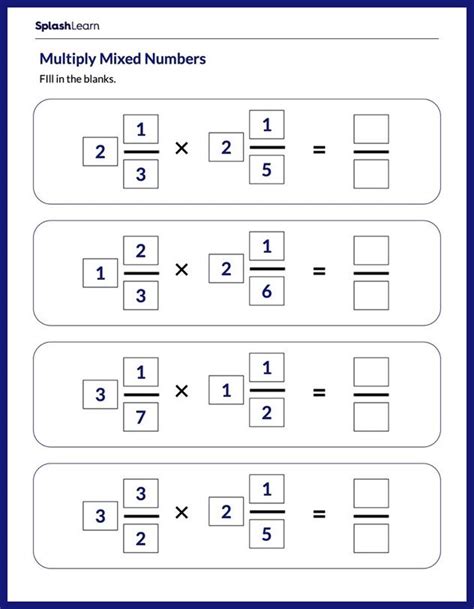 Image result for Multiplying Mixed Numbers Fun Activity