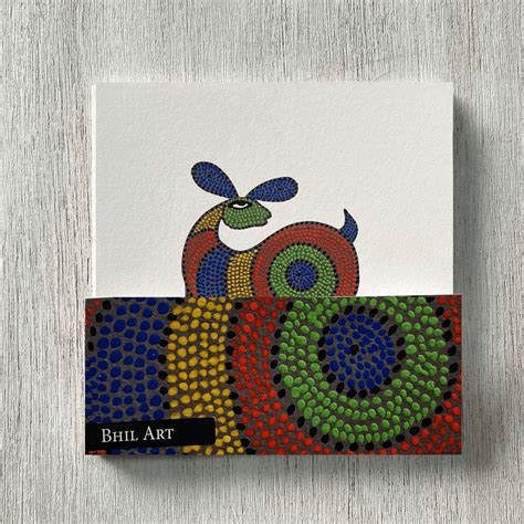 Note Cards set of 6 with Envelopes - Bhil Art – Froggmag