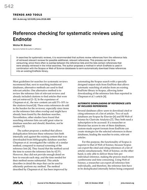 EndNote Review 的图像结果