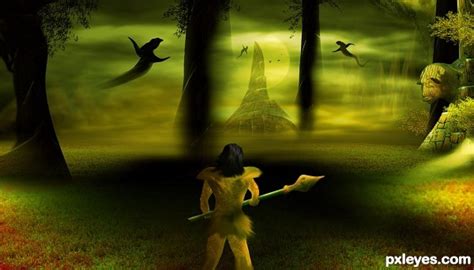 Photoshop Guide - The Making Of Evil Island - Pxleyes.com