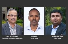 Nabendu Paul and Velavan S, and Prof. M Jayadev awarded Best Paper at ...
