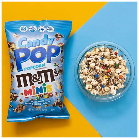 Candy Pop M&m's Minis Popcorn 149gr | Greek Deli Goods - Premium Snacks ...