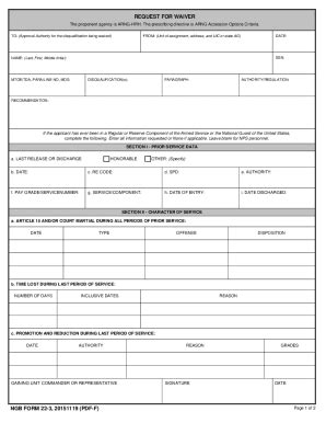 Fillable Online Ngb Form 22 3. Letter Template Fax Email Print - pdfFiller