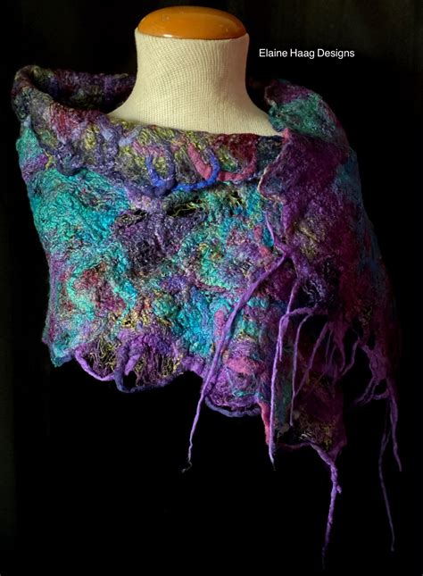 Elaine Haag Designs - Wearable Art, Nuno Felting