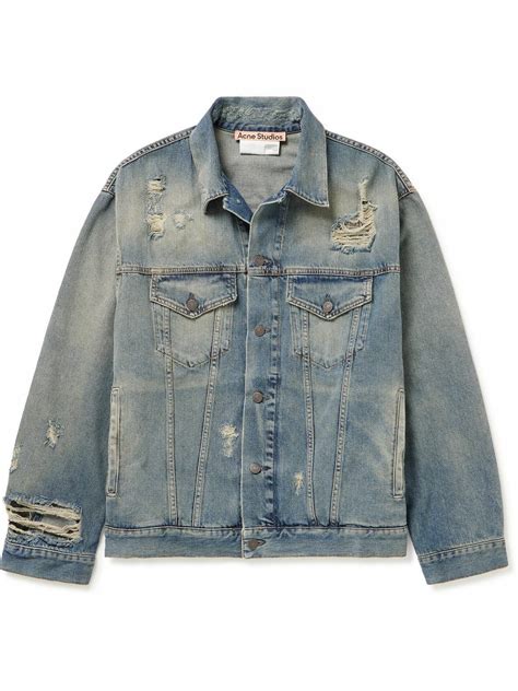 Distressed Denim Jacket