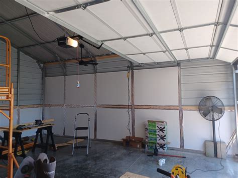 Storage shelves in metal building | DIY Home Improvement Forum