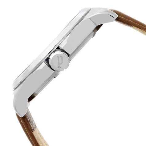 Buy Online Police Quartz Analog with Date Black Dial Leather Strap ...