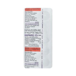 Dapavel S 5/100mg Strip Of 10 Tablets: Uses, Side Effects, Price ...